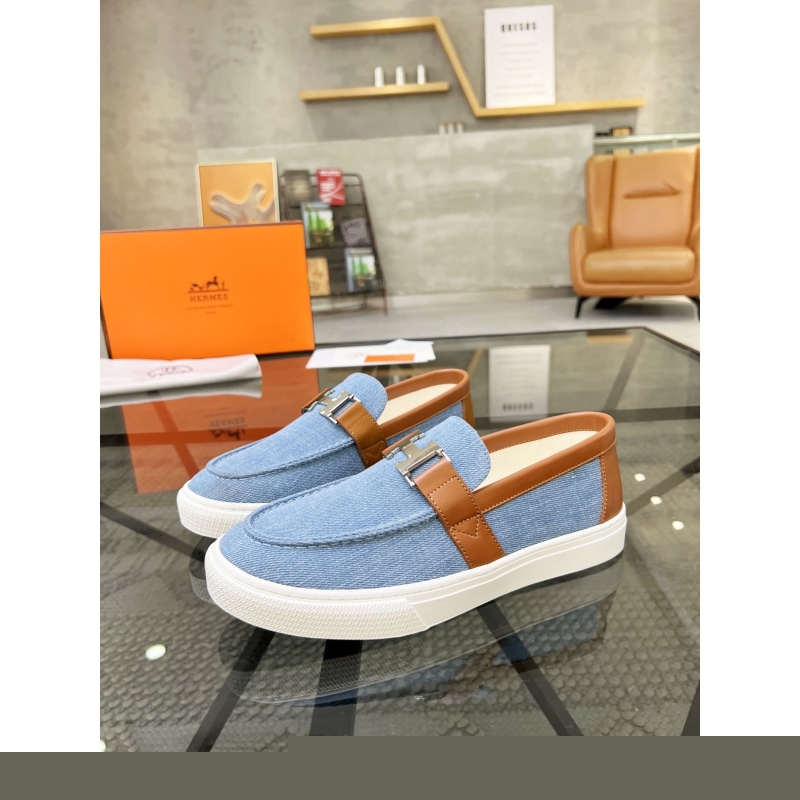 H**mes leather shoes